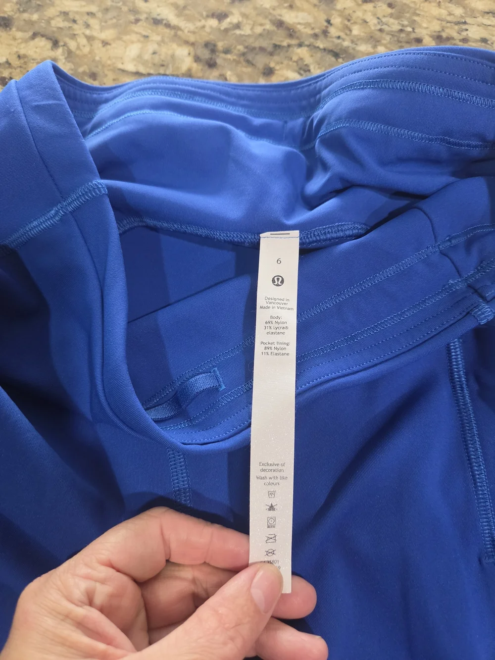 lululemon athletica Royal Blue Performance Piece